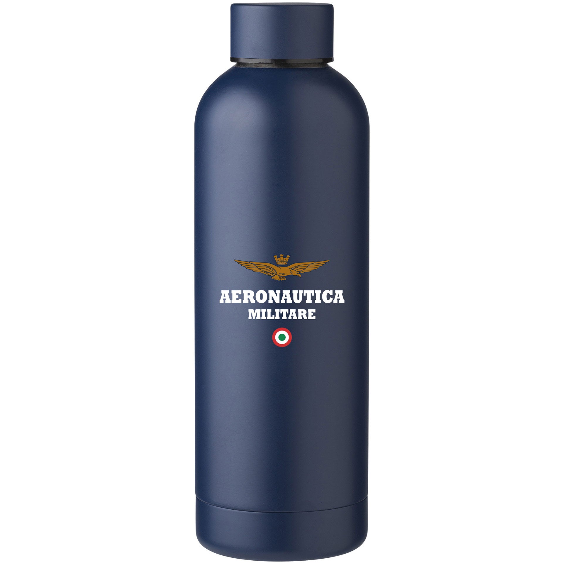 Borraccia Thermos 500ML Aeronautica Militare blu in acciaio opaca ufficiale - Militare Store