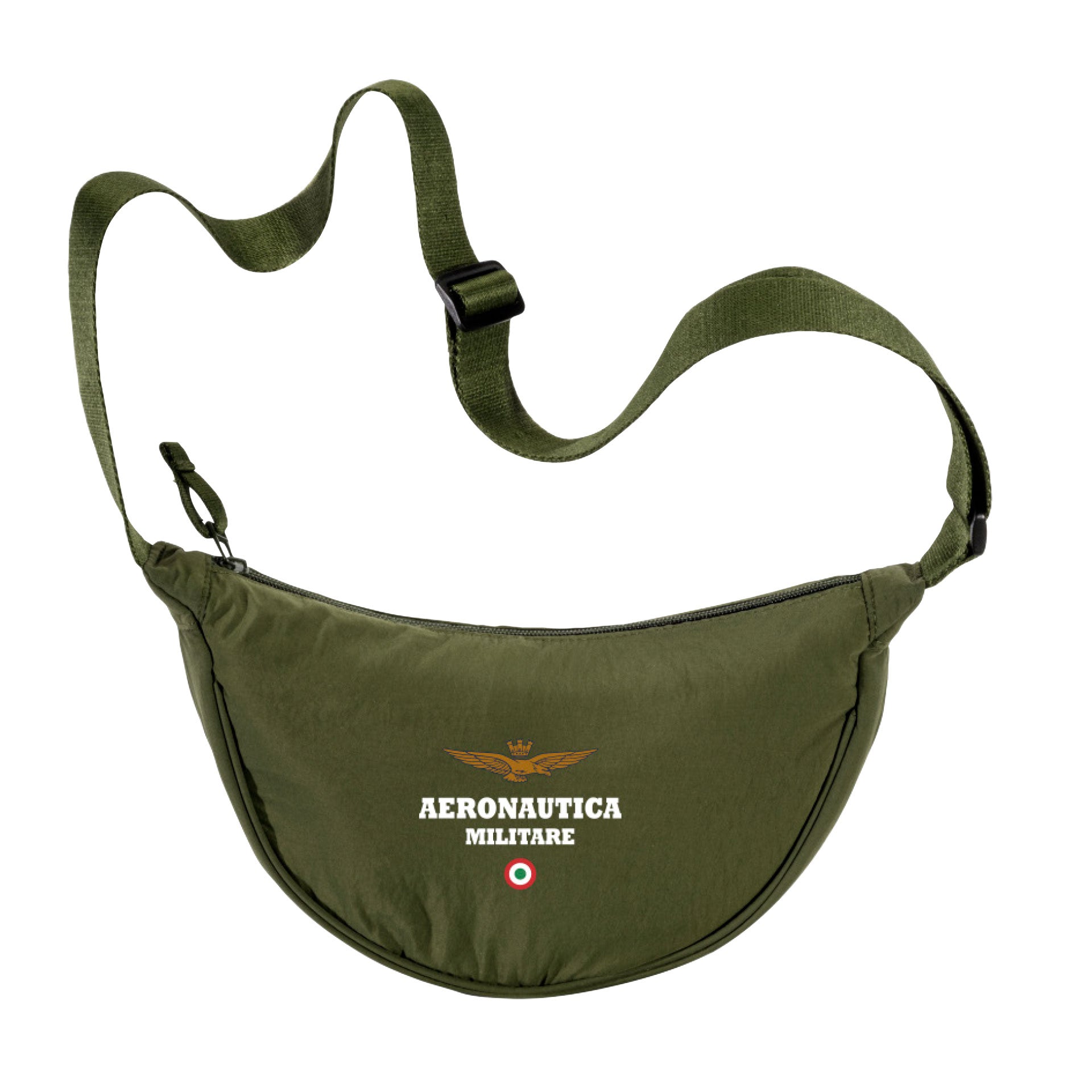 Borsa Aeronautica Militare a mezzaluna impermeabile ufficiale
