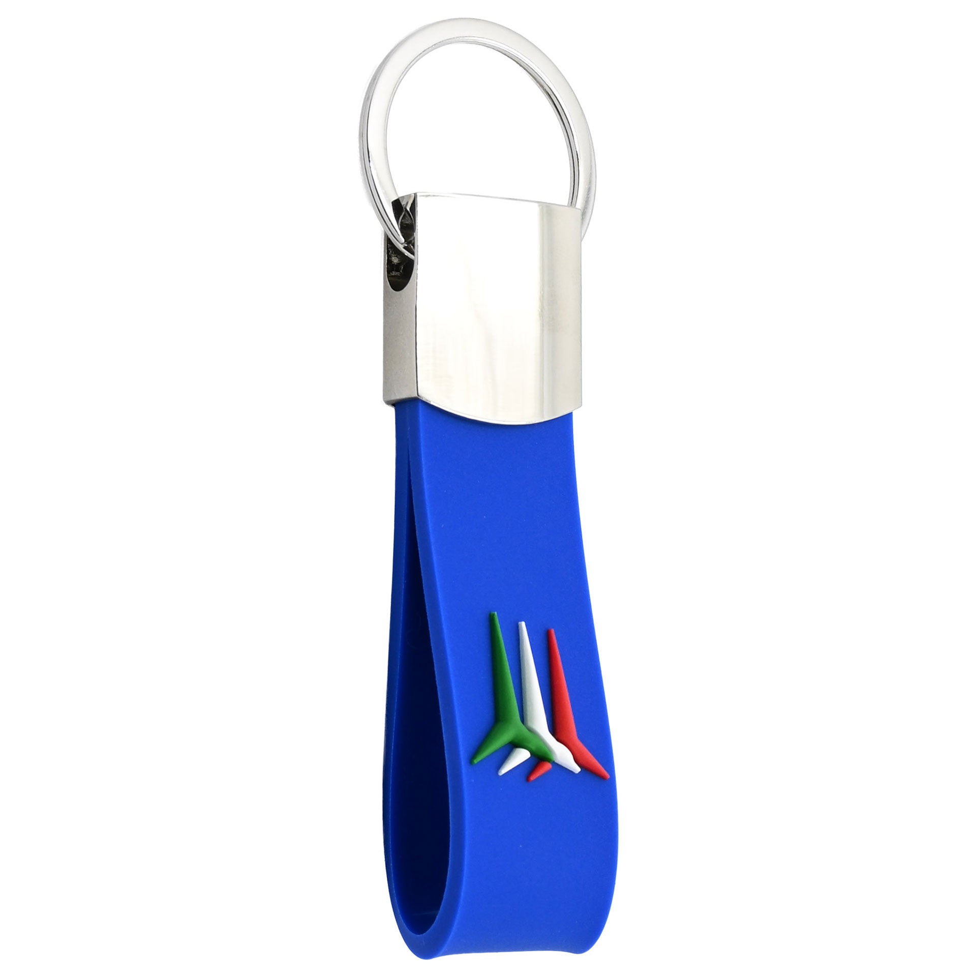 Portachiavi Frecce Tricolori in metallo e gomma ufficiale - Militare Store
