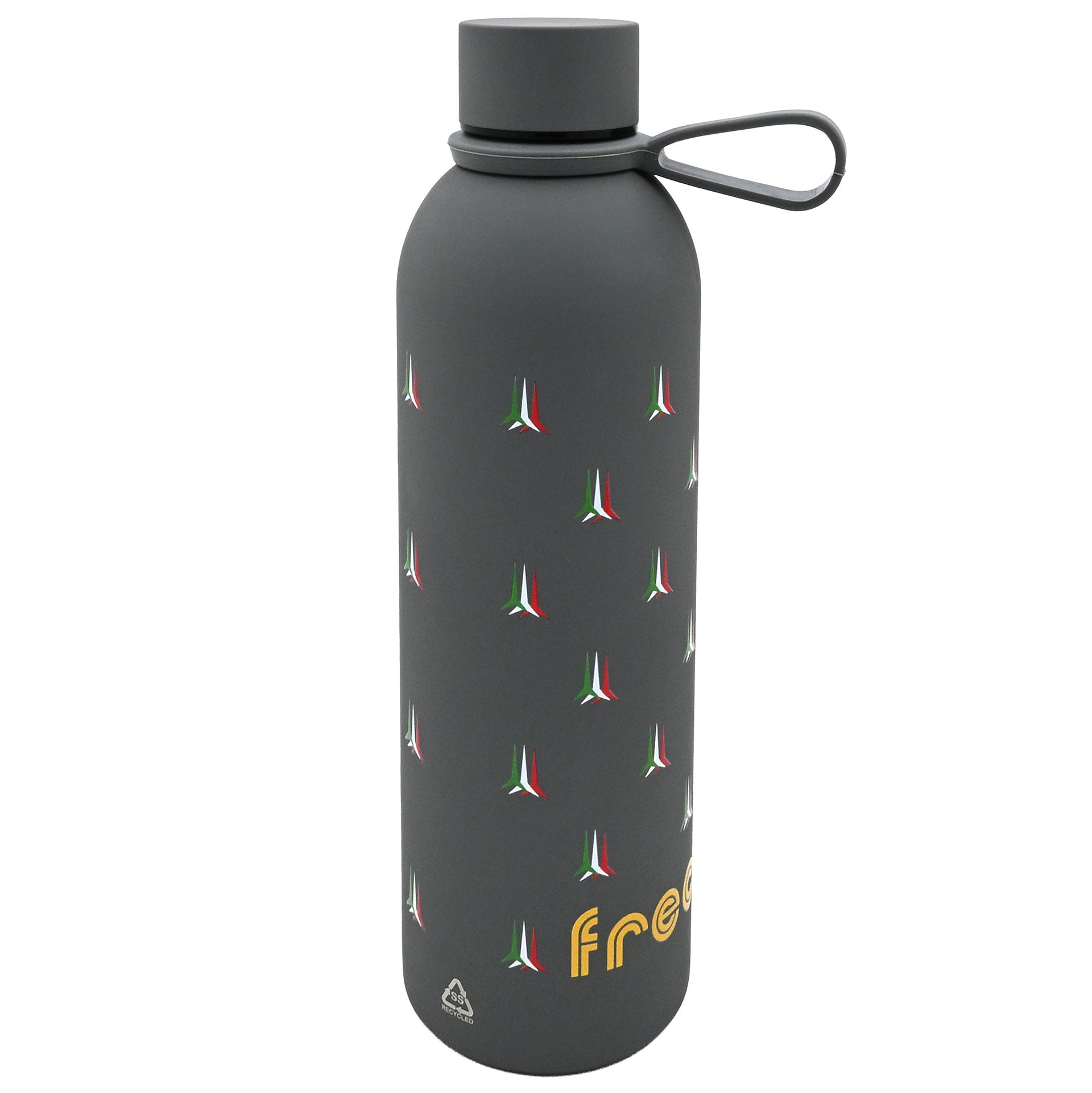Borraccia Frecce Tricolori termica 500 ml grigia ufficiale - Militare Store