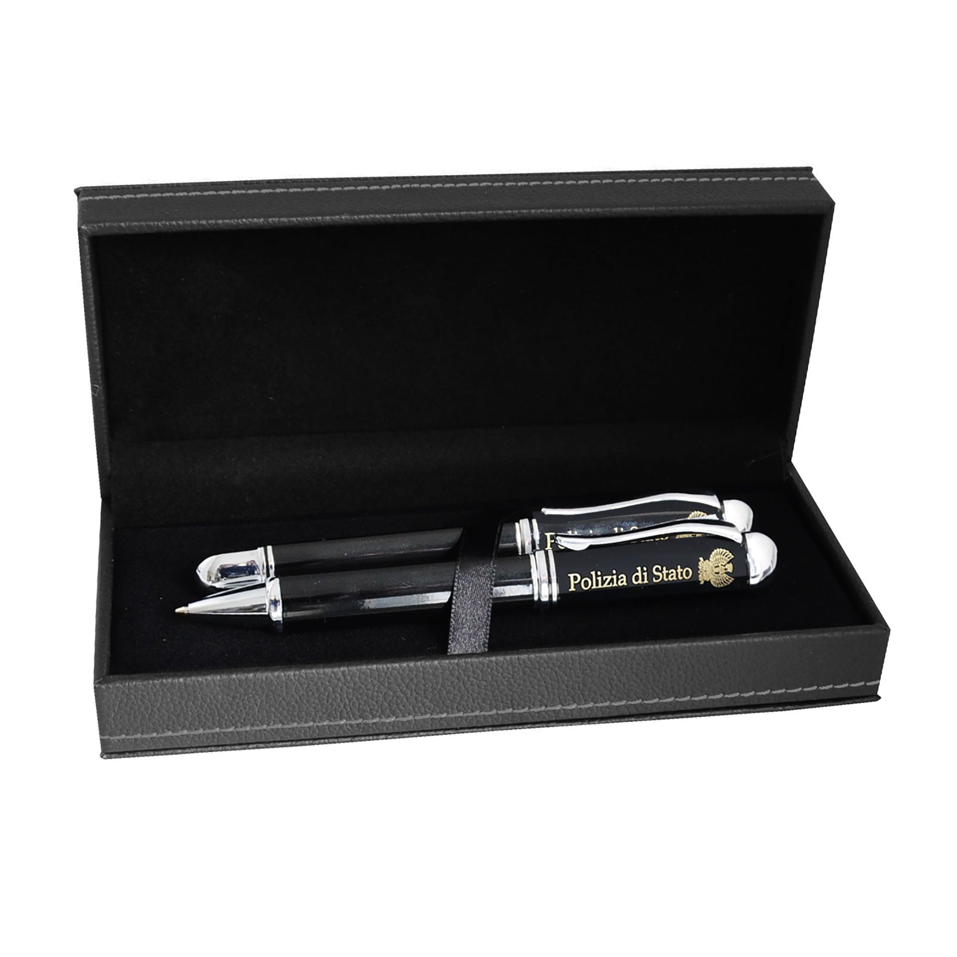 Penna Polizia di Stato biro e roller con set regalo ufficiale - Militare Store