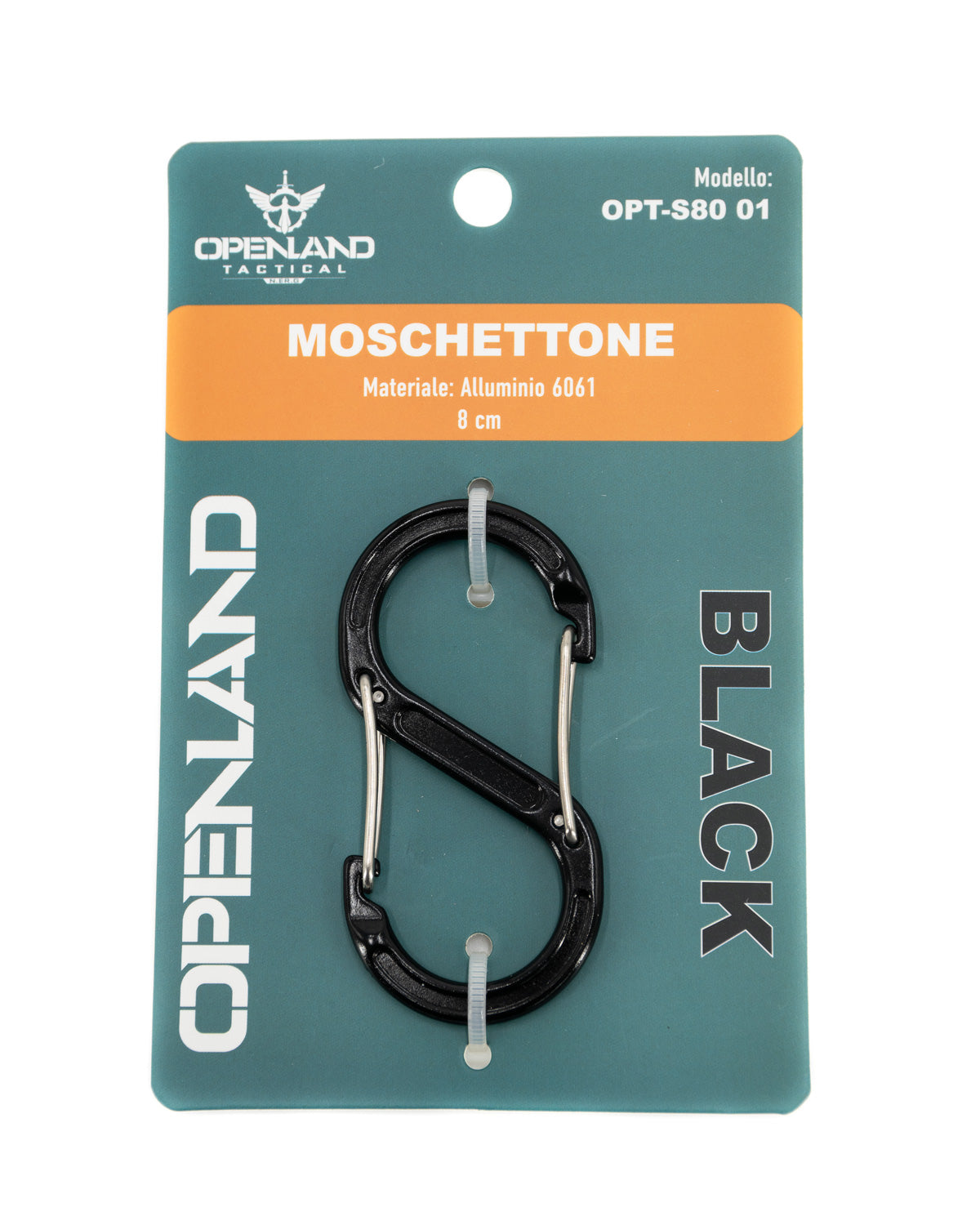 Moschettone Openland in alluminio ad S - Militare Store