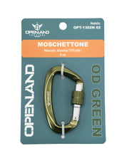 Moschettone Openland in alluminio con ghiera a vite - Militare Store