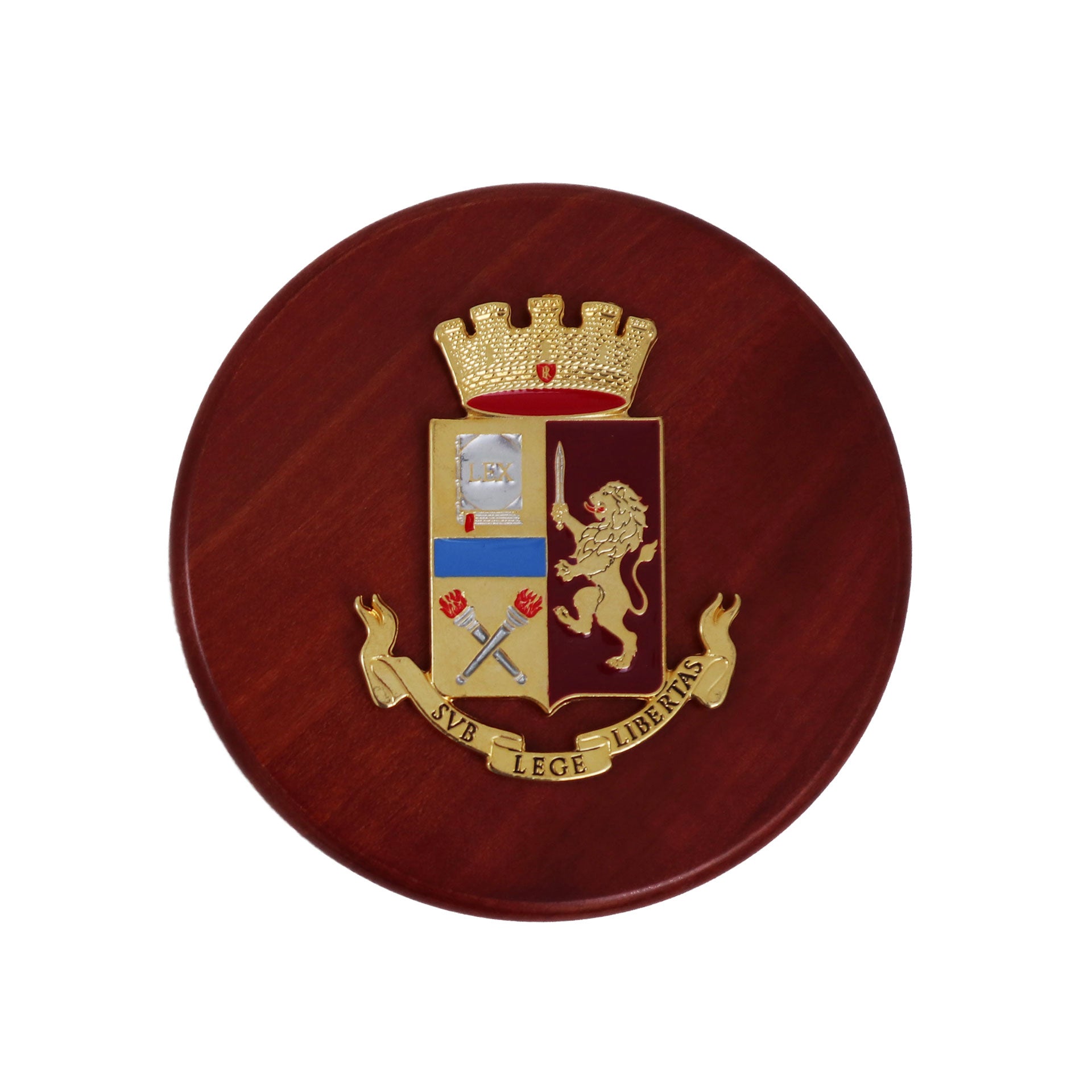 Fermacarte Polizia in legno ufficiale - Militare Store