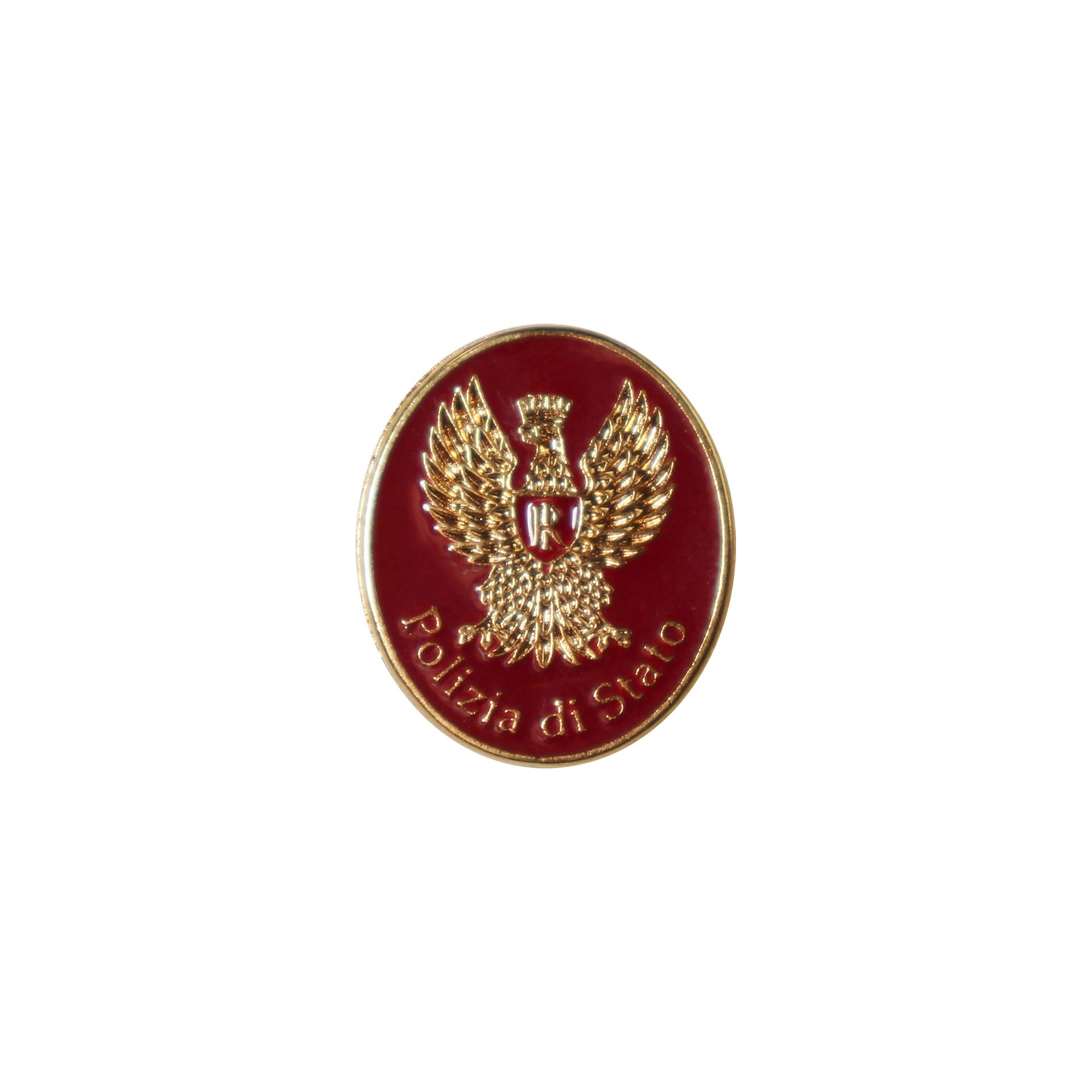 Distintivo Polizia di Stato ufficiale con logo aquila tondo - Militare Store