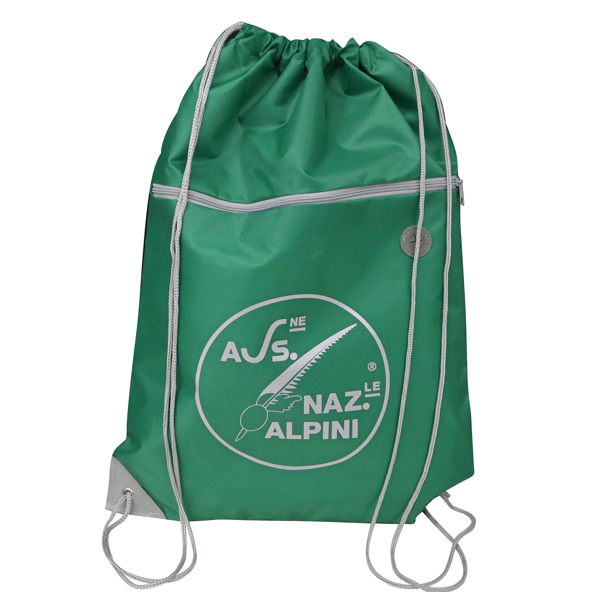 Zaino a sacca Alpini verde impermeabile - Militare Store