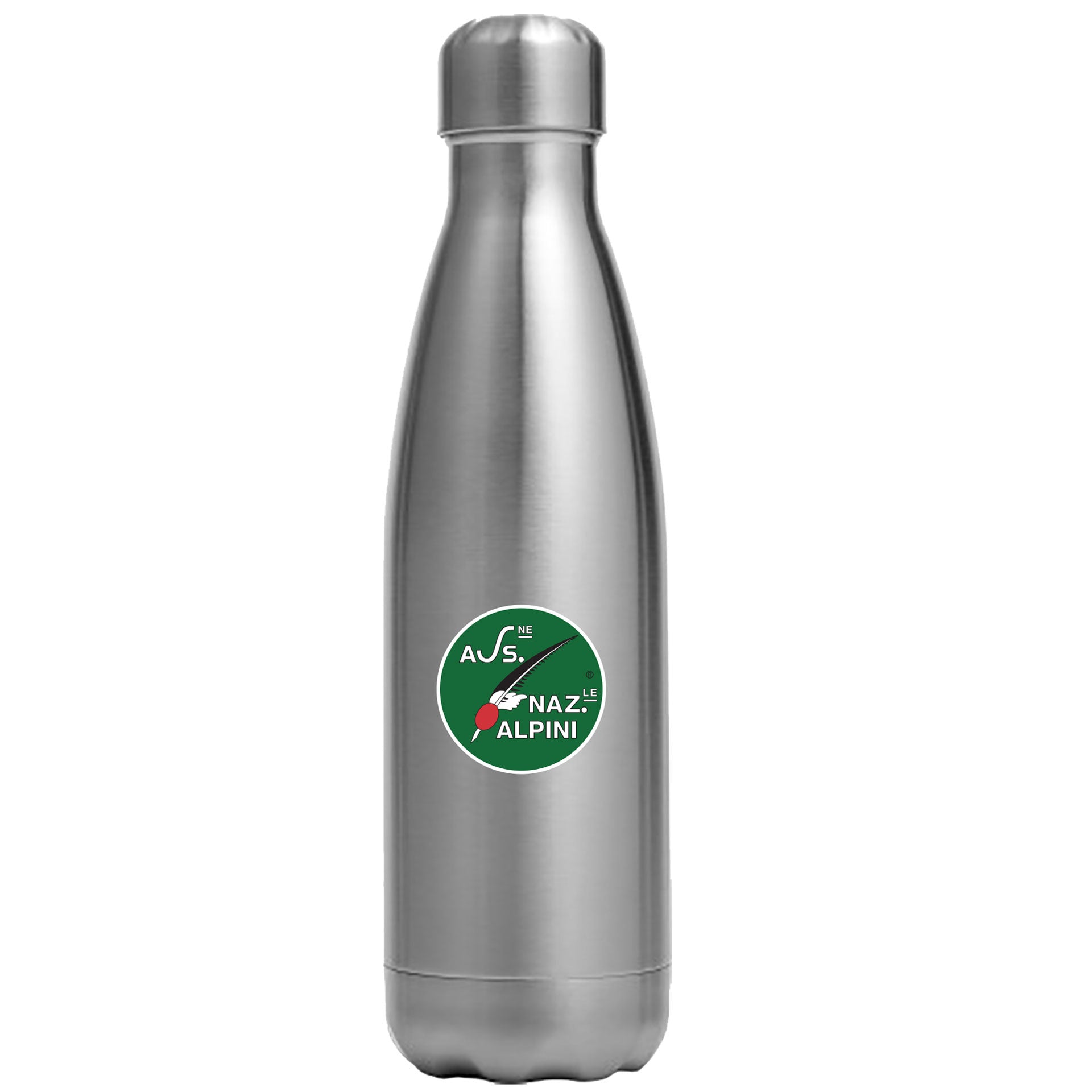 Borraccia Thermos 500ML Alpini grigio in acciaio ufficiale - Militare Store