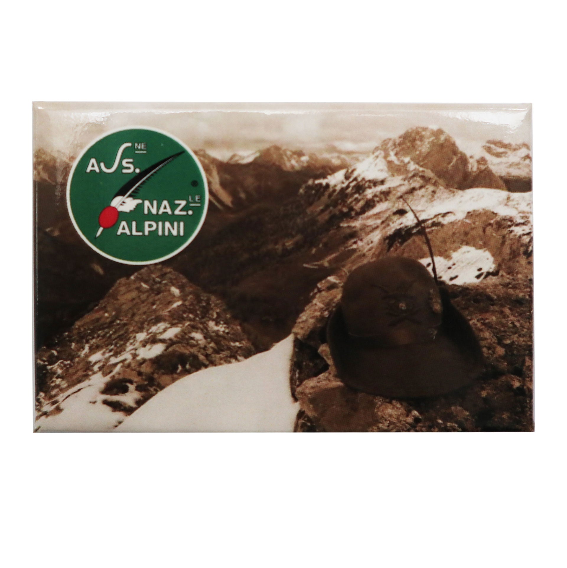 Magnete Alpini in metallo con stampa digitale ufficiale - Militare Store