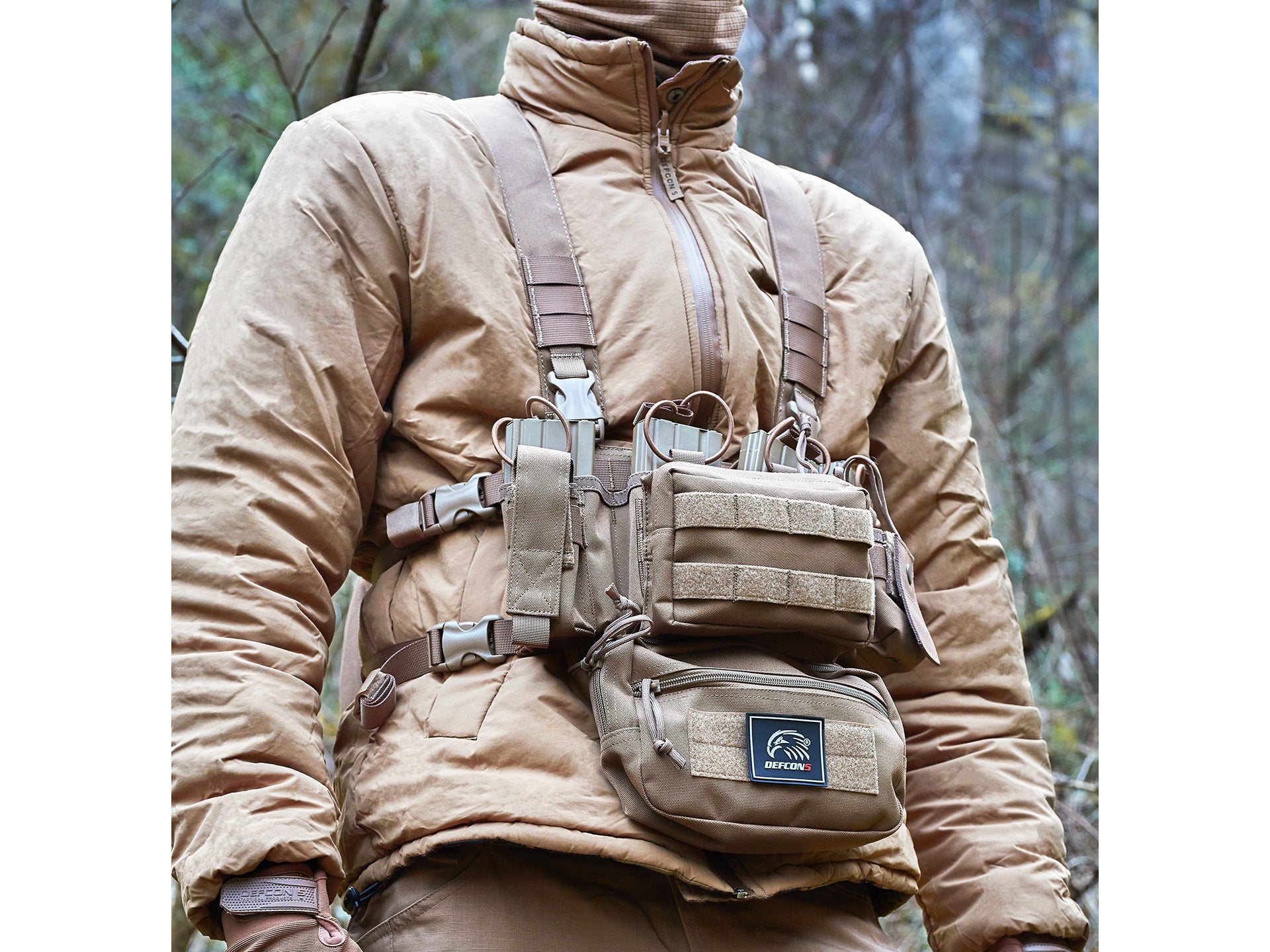 Giacca reversibile tattica DEFCON 5 con sacchetto di compressione - Militare Store