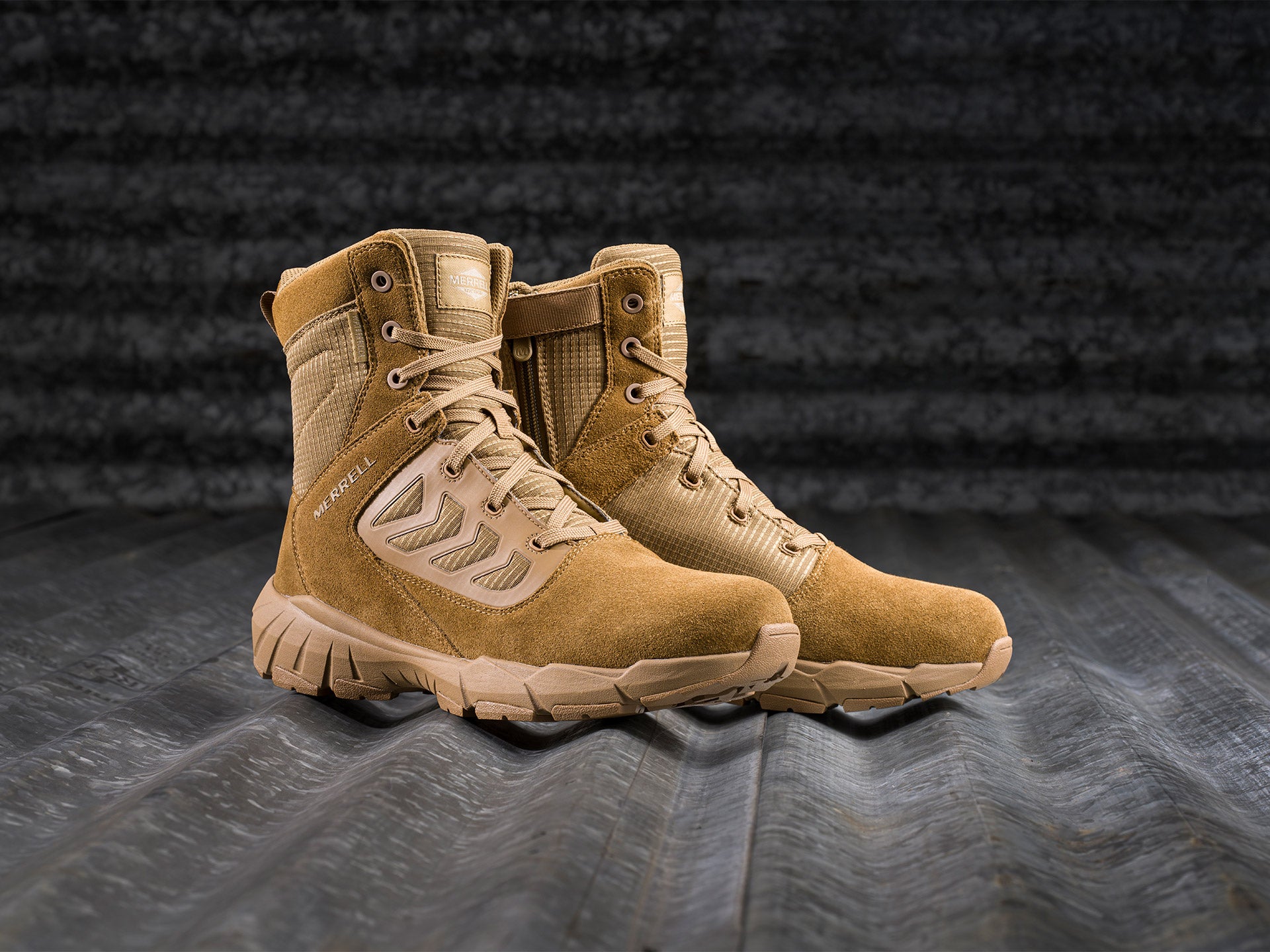 Anfibio tattico Merrell Fullbench Tactical 8" con Zip WP - Militare Store