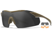 Occhiali tattici Wiley Vapor balistici con 3 lenti incluse - Militare Store