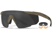 Occhiali tattici Wiley Saber Advanced balistici con 3 lenti incluse - Militare Store